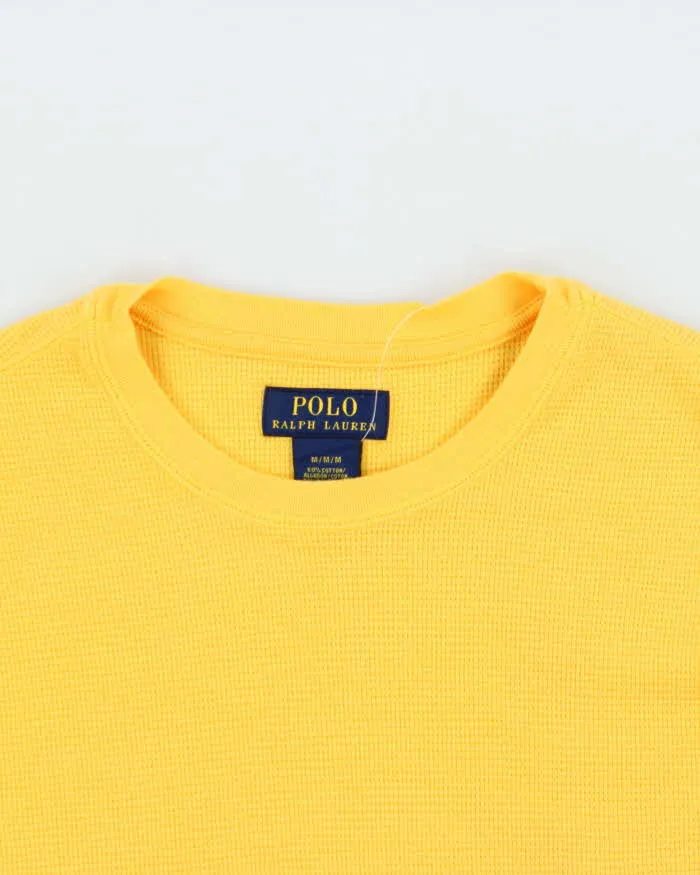 Vintage Ralph Lauren Polo Bear Long Sleeve Waffle T-Shirt - M sold by Rokit product image thumbnail 3
