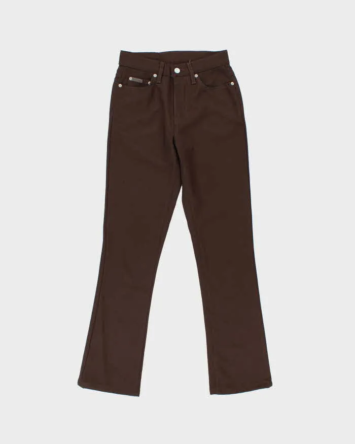 Vintage Y2K 00s Women's Calvin Klein High Waisted Bootcut Trousers - W26 L30 sold by Rokit
