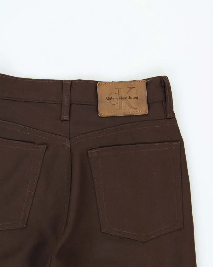 Vintage Y2K 00s Women's Calvin Klein High Waisted Bootcut Trousers - W26 L30 sold by Rokit product image thumbnail 4