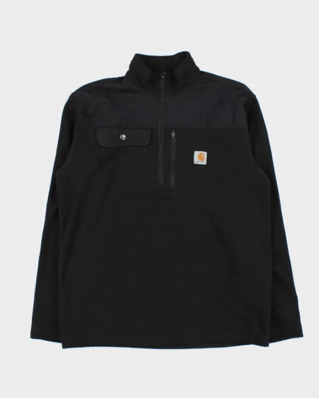 Vintage Carhartt Quarter-Zip Relaxed Fit Fleece - M sold by Rokit
