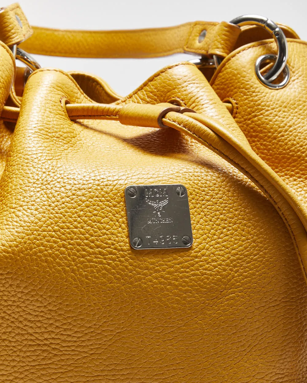 MCM Pebbled Leather Bucket Bag sold by Rokit product image thumbnail 3