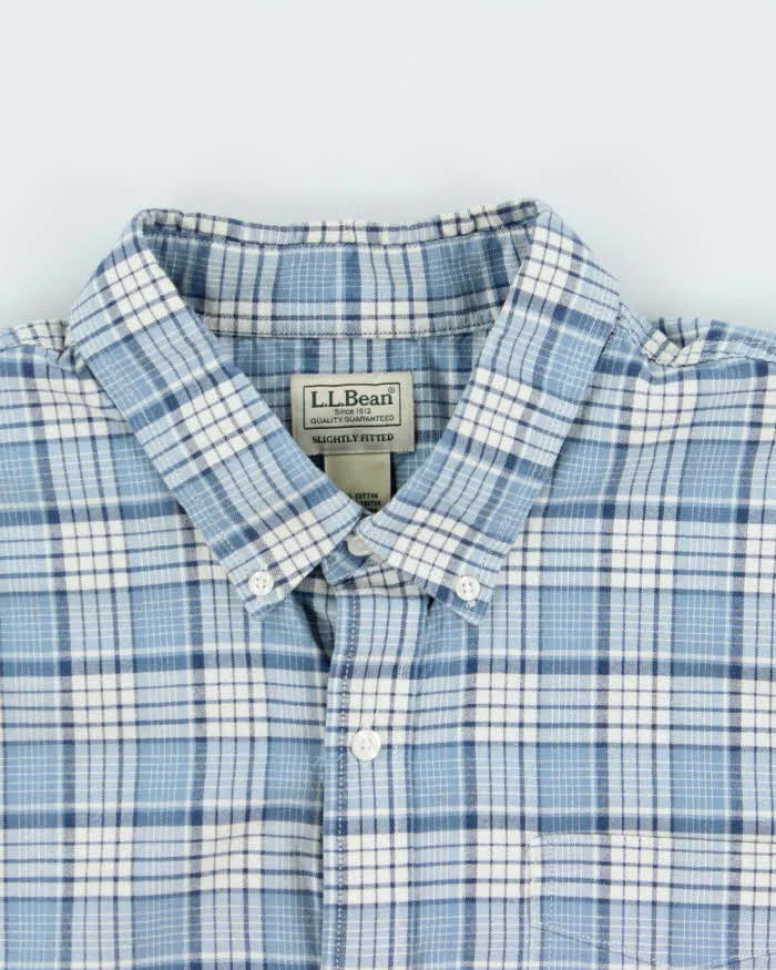 Vintage 00s L.L.Bean Plaid Long Sleeve Oversized Flannel Shirt - XL sold by Rokit product image thumbnail 3