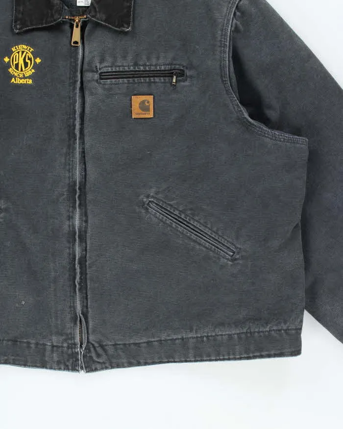 Vintage 00s Carhartt J97 Detroit Blanket Lined Faded Workwear Jacket -XXL sold by Rokit product image thumbnail 3