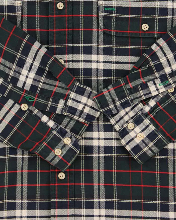 Vintage 1990s Tommy Hilfiger Tartan Oversized Long Sleeve Shirt - L sold by Rokit product image thumbnail 5