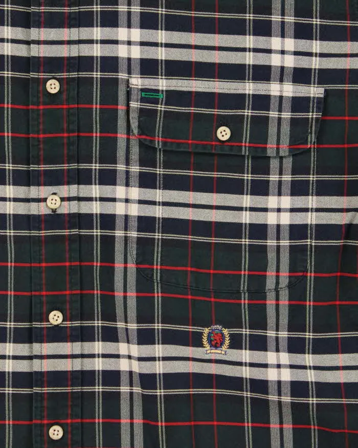 Vintage 1990s Tommy Hilfiger Tartan Oversized Long Sleeve Shirt - L sold by Rokit product image thumbnail 4