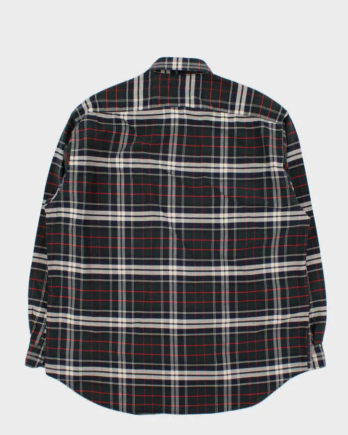 Vintage 1990s Tommy Hilfiger Tartan Oversized Long Sleeve Shirt - L sold by Rokit product image thumbnail 2