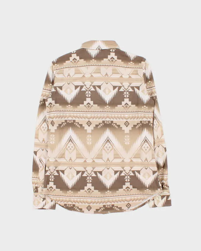 Vintage Polo Ralph Lauren Navajo Oxford Knit Long Sleeve Flannel Shirt - M sold by Rokit product image thumbnail 2