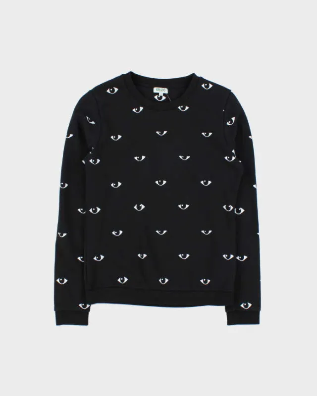 Vintage 00s Women's Kenzo Eye Print Crewneck Sweatshirt - S made by Kenzo