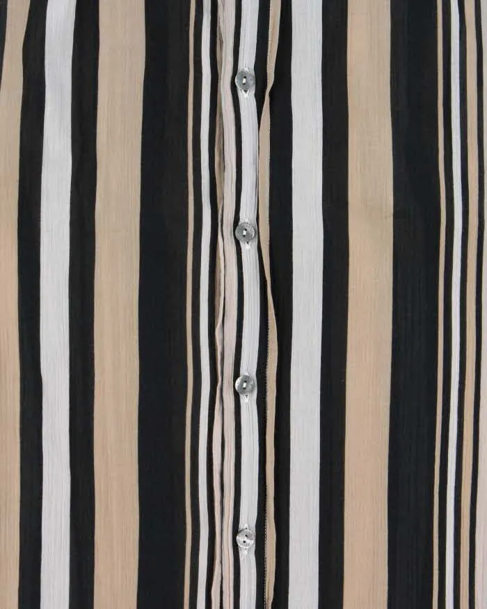 Vintage Y2K 00s Dolce & Gabbana Striped Sheer Cotton Long Sleeve Shirt - L sold by Rokit product image thumbnail 4