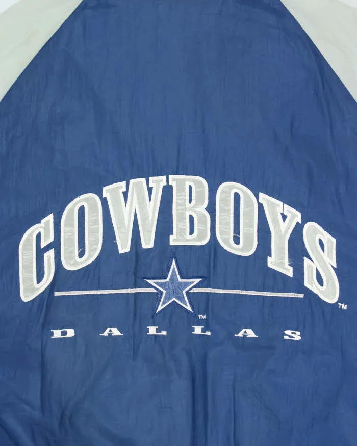 Vintage 1990s Logo 7 Dallas Cowboys Quilted Oversized Hooded Puffer Jacket - XL sold by Rokit product image thumbnail 3