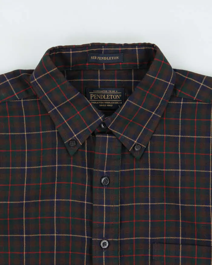 Vintage Pendleton Macleod Of Harris Tartan Wool Flannel Long Sleeve Shirt - L sold by Rokit product image thumbnail 5