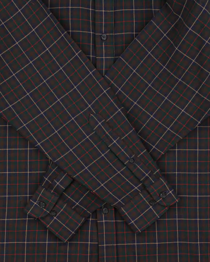 Vintage Pendleton Macleod Of Harris Tartan Wool Flannel Long Sleeve Shirt - L sold by Rokit product image thumbnail 4