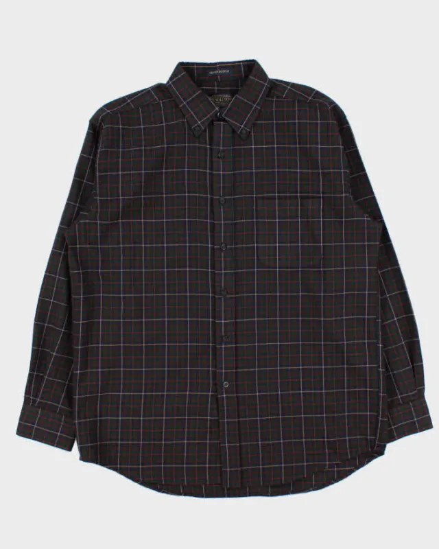 Vintage Pendleton Macleod Of Harris Tartan Wool Flannel Long Sleeve Shirt - L sold by Rokit