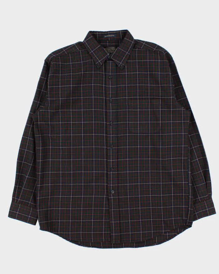 Vintage Pendleton Macleod Of Harris Tartan Wool Flannel Long Sleeve Shirt - L sold by Rokit
