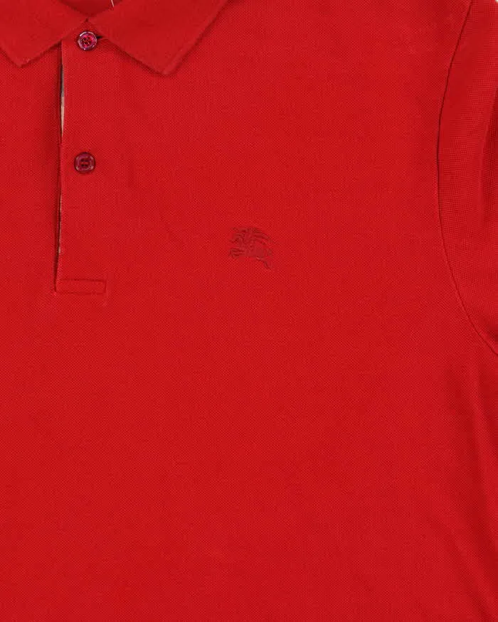 Vintage Burberry Nova Check Detailed Short Sleeve Polo Shirt - XXL sold by Rokit product image thumbnail 4