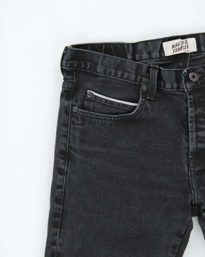 Naked & Famous Black Skinny Fit Jeans - W34 L32 sold by Rokit product image thumbnail 4