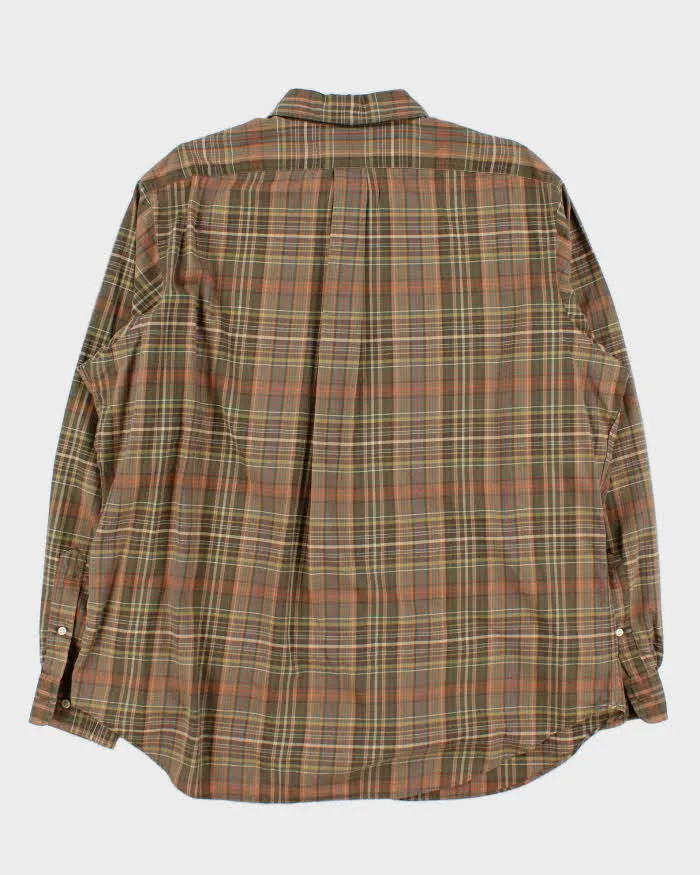Vintage 1990s Polo Ralph Lauren Plaid Oversized Long Sleeve Shirt - XL sold by Rokit product image thumbnail 2