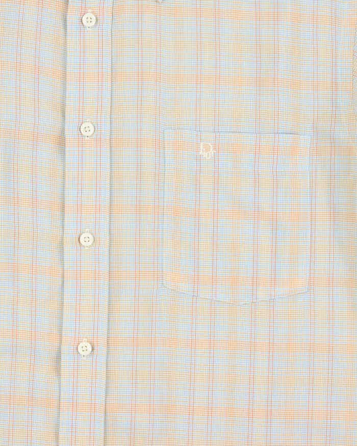 Vintage 1980s Christian Dior Multicoloured Check Long Sleeve Shirt - L sold by Rokit product image thumbnail 4
