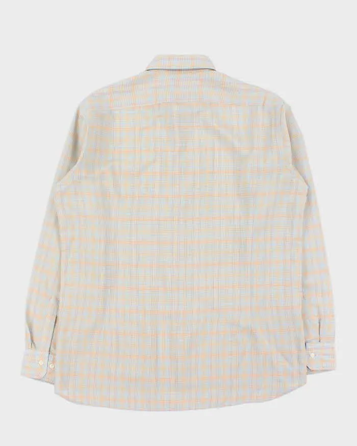 Vintage 1980s Christian Dior Multicoloured Check Long Sleeve Shirt - L sold by Rokit product image thumbnail 2