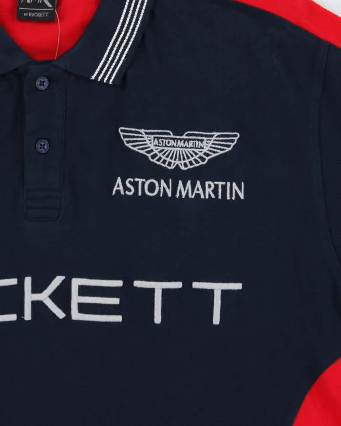 Vintage 00s Aston Martin Racing By Hackett Long Sleeve Polo Shirt - XL sold by Rokit product image thumbnail 4