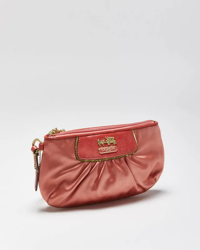 Vintage Y2k 00s Coach Satin Clutch sold by Rokit