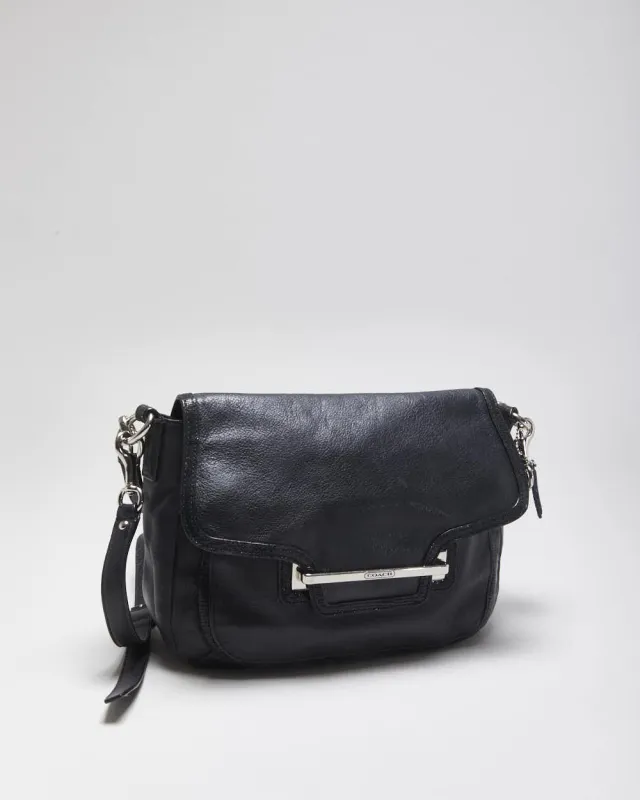 Vintage Y2K 00s Coach Taylor Leather Flap Shoulder / Crossbody Bag sold by Rokit
