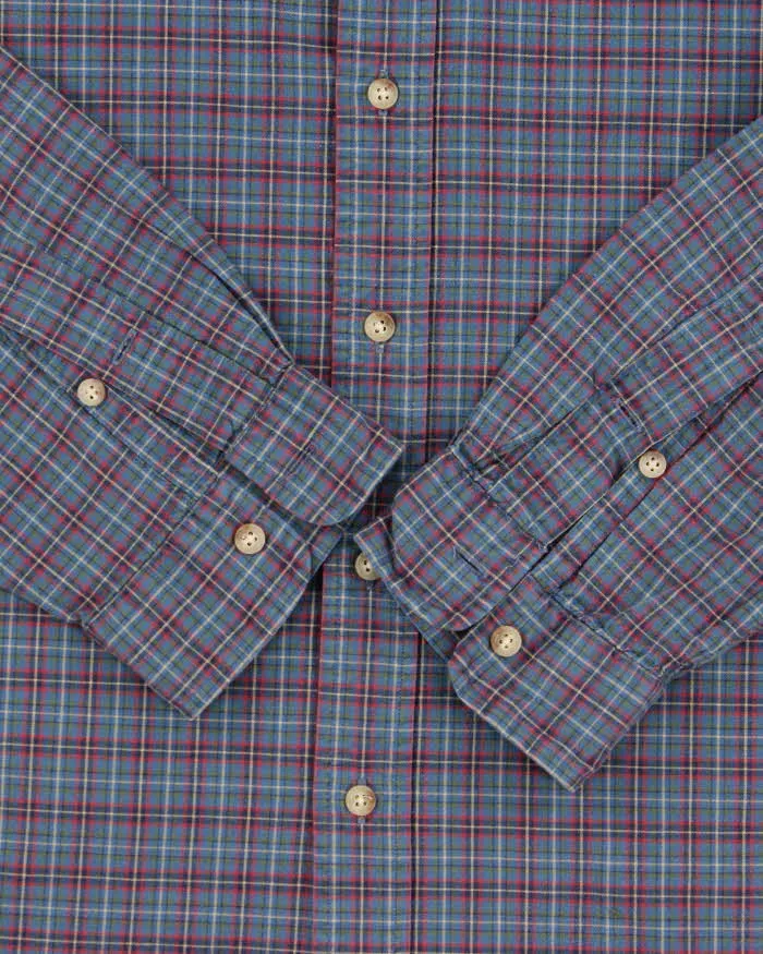 Vintage 00s Polo Ralph Lauren Plaid Classic Fit Long Sleeve Shirt - L sold by Rokit product image thumbnail 5