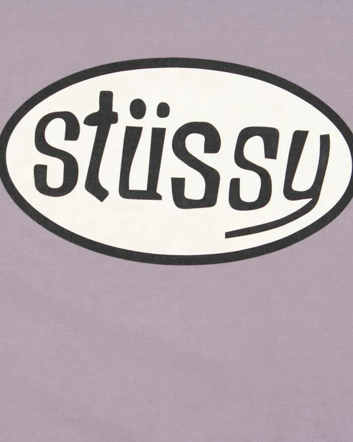 Vintage Stussy Violet Oval Logo Long Sleeve T-Shirt - M sold by Rokit product image thumbnail 4