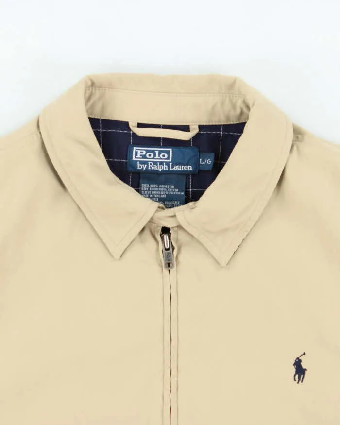 Vintage 00s Polo Ralph Lauren Soft Shell Harrington Jacket - L sold by Rokit product image thumbnail 4