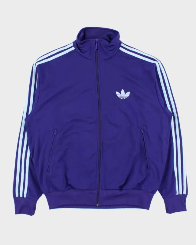 Vintage Y2K Purple Adidas Originals Firebird Track Jacket - L made by Adidas