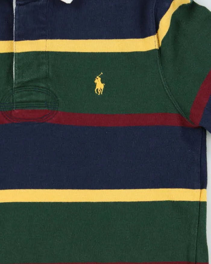 Vintage Polo Ralph Lauren Striped Long Sleeve Rugby Shirt - S sold by Rokit product image thumbnail 4
