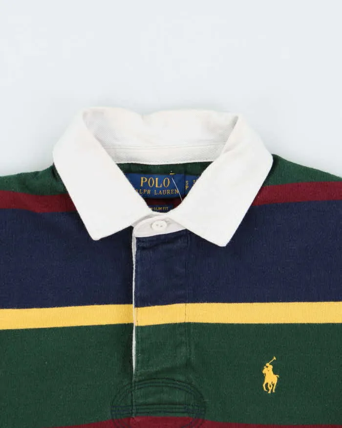 Vintage Polo Ralph Lauren Striped Long Sleeve Rugby Shirt - S sold by Rokit product image thumbnail 3
