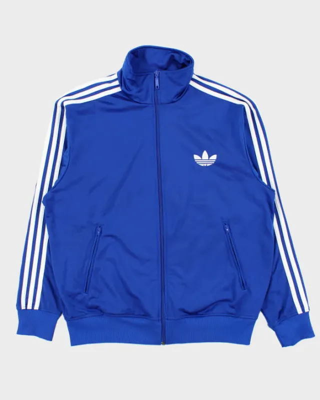 Vintage Y2K Electric Blue Adidas Originals Firebird Track Jacket - L sold by Rokit