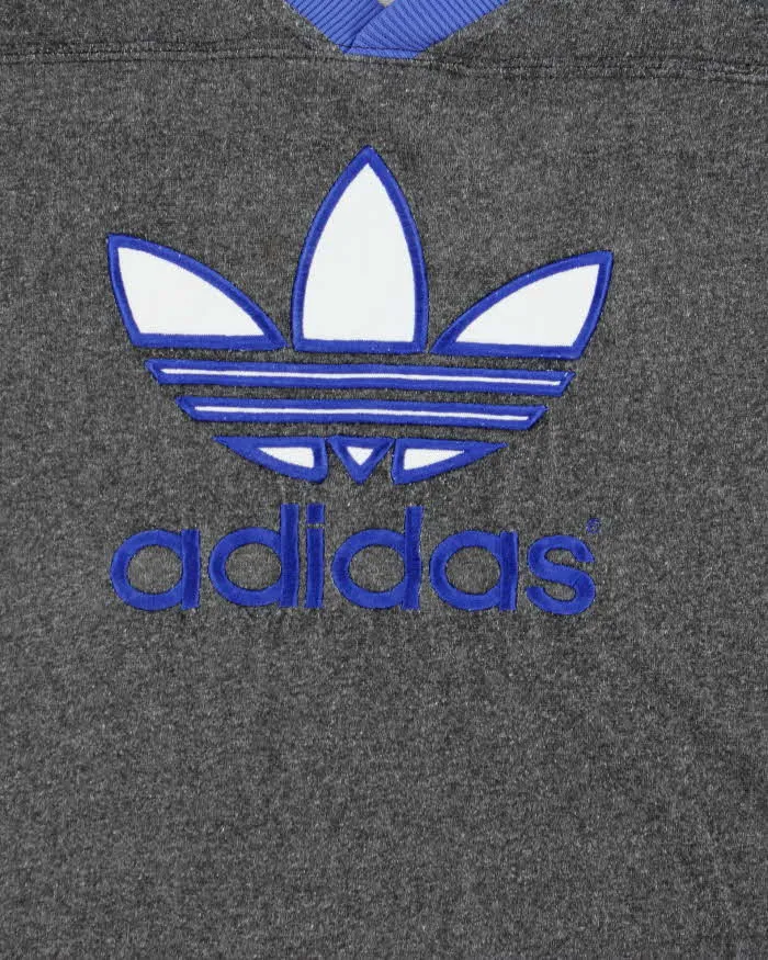 Vintage 1990s Adidas Originals Embroidered Trefoil 3/4 Sleeve T-Shirt - XL sold by Rokit product image thumbnail 4