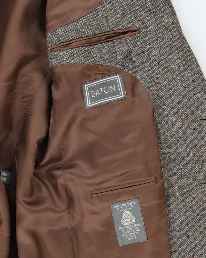 Vintage 1980s Yves Saint Laurent Speckled Tweed Wool Single Breasted Blazer - L sold by Rokit product image thumbnail 5