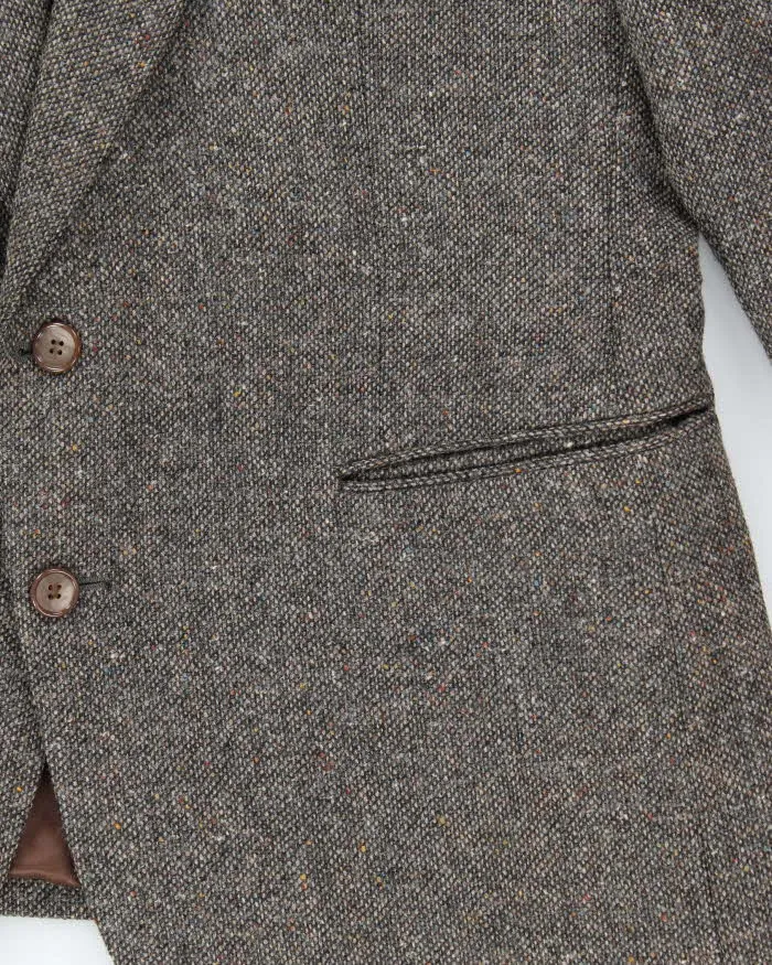 Vintage 1980s Yves Saint Laurent Speckled Tweed Wool Single Breasted Blazer - L sold by Rokit product image thumbnail 4
