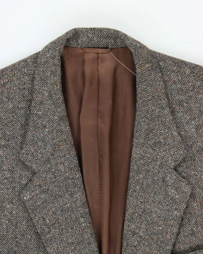 Vintage 1980s Yves Saint Laurent Speckled Tweed Wool Single Breasted Blazer - L sold by Rokit product image thumbnail 3