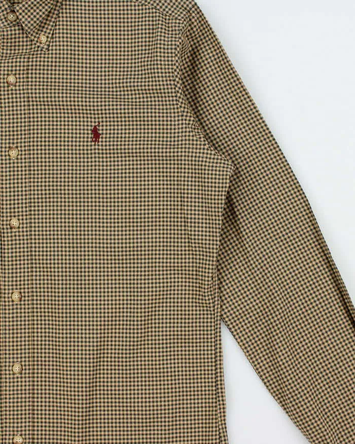 Vintage 00s Polo Ralph Lauren Gingham Classic Fit Long Sleeve Shirt - S sold by Rokit product image thumbnail 3