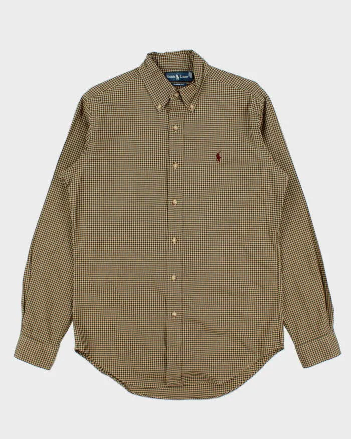 Vintage 00s Polo Ralph Lauren Gingham Classic Fit Long Sleeve Shirt - S sold by Rokit