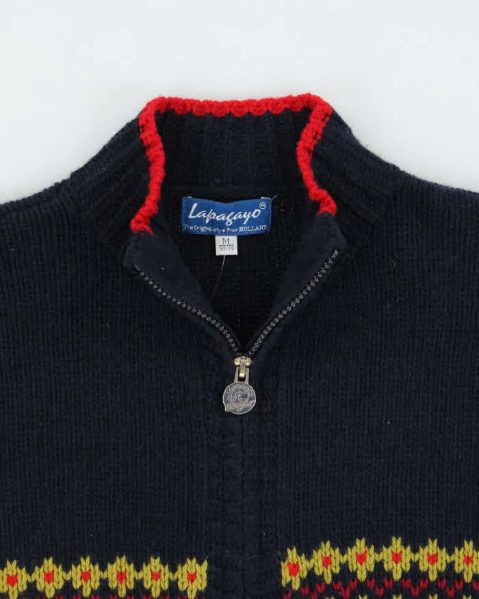 Vintage Lapagayo Wool Zip-Up Jumper - M sold by Rokit product image thumbnail 4