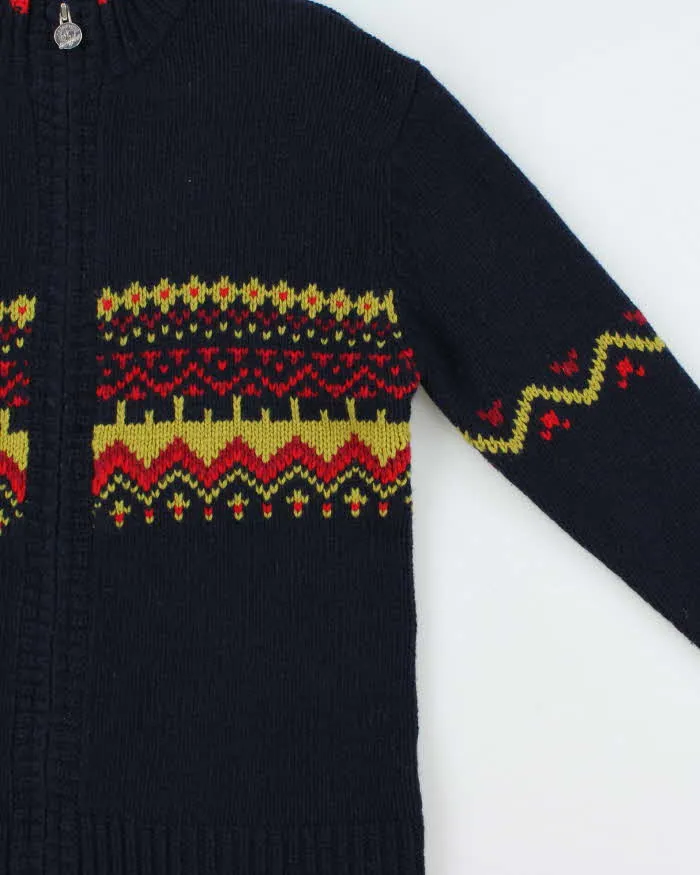 Vintage Lapagayo Wool Zip-Up Jumper - M sold by Rokit product image thumbnail 3