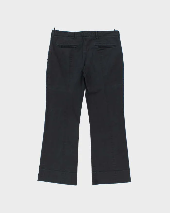 SS2015 Prada Women's Low Rise Big Cuff Bootcut Trousers - W34 L27 sold by Rokit product image thumbnail 2