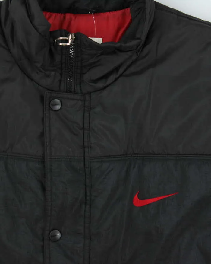Vintage 1990s Black Nike Oversized Long Puffer Jacket - XL sold by Rokit product image thumbnail 4