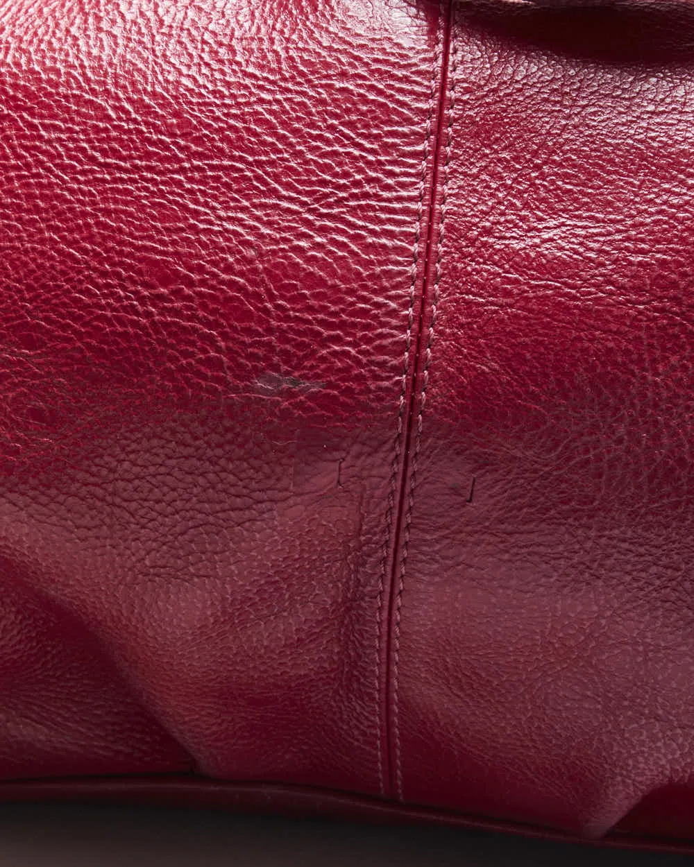 Vintage Y2K 00s Jimmy Choo Hot Pink Large Leather Hobo Shoulder Bag sold by Rokit product image thumbnail 4