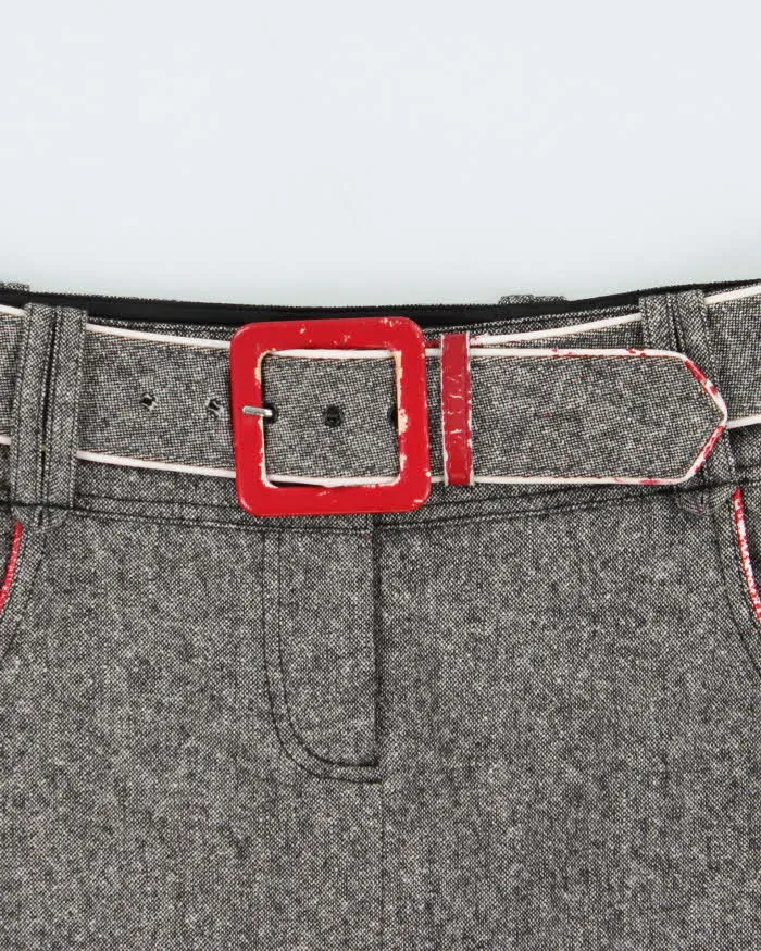 Vintage Y2k 00s Bebe Wool & Silk Blend Skirt - S sold by Rokit product image thumbnail 3