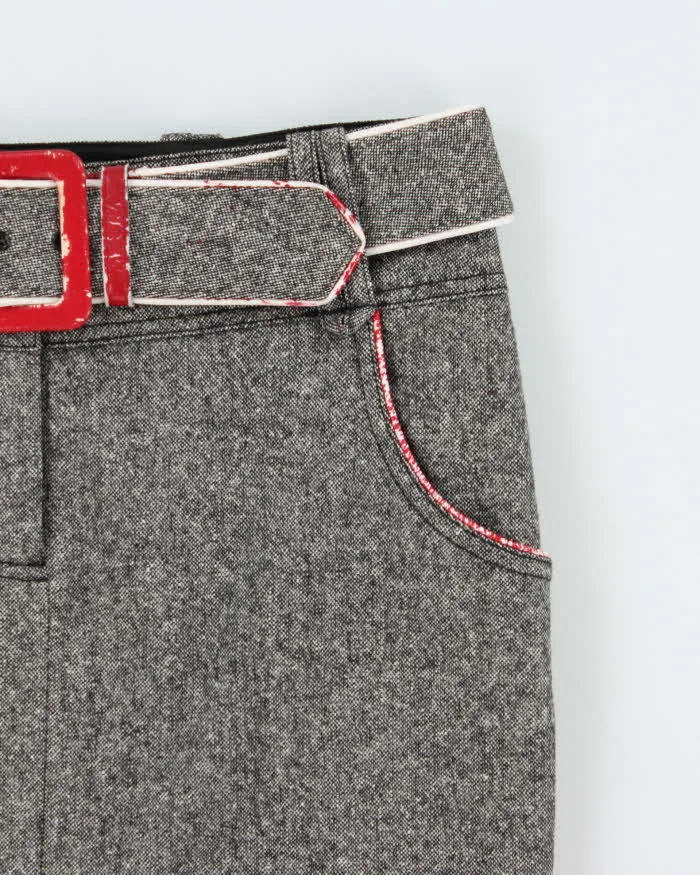 Vintage Y2k 00s Bebe Wool & Silk Blend Skirt - S sold by Rokit product image thumbnail 4