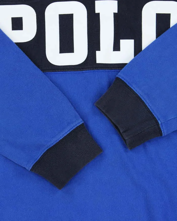 Vintage Polo Ralph Lauren Large Pony Spell Out Long Sleeve Rugby Shirt - L sold by Rokit product image thumbnail 5