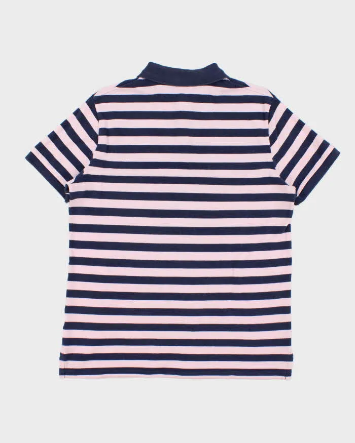 Vintage Polo Ralph Lauren Striped Custom Slim Fit Polo Shirt - L sold by Rokit product image thumbnail 2