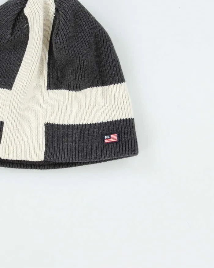 Vintage Y2K 00s Polo Jeans Ralph Lauren Skull Cap Beanie - O/S sold by Rokit product image thumbnail 3