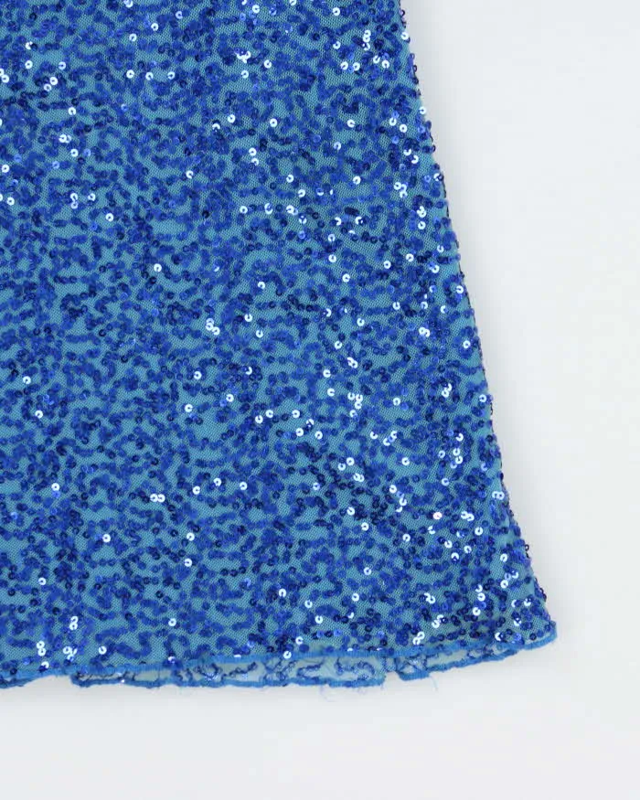 Vintage Y2k 00s Grass Sequin Mini Dress - M sold by Rokit product image thumbnail 3